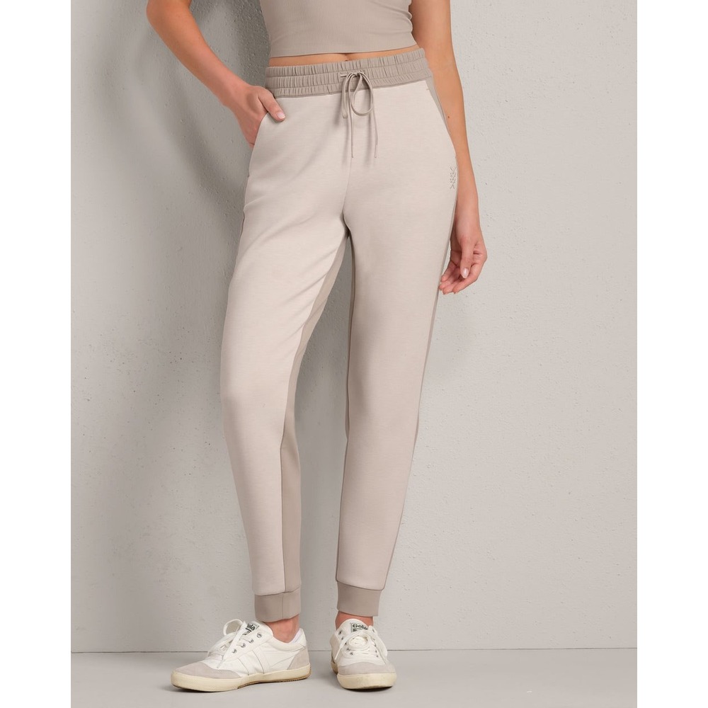 Rhone dreamglow color block Jogger Two-tone Sand Beige Sweatpants Size XS